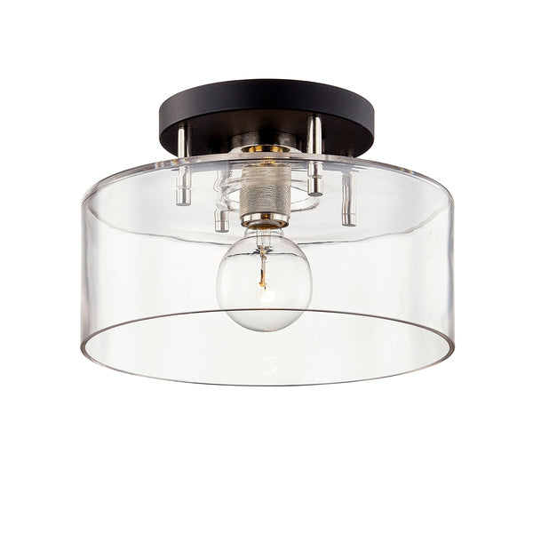 Bergamot Station Outdoor (Damp) Flush Mount Ceiling Light by Troy Lighting