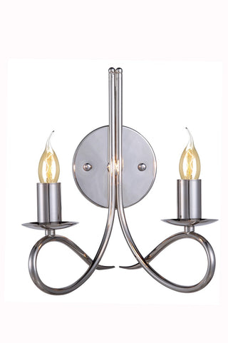 Buy polished-nickel Lyndon Outdoor (Damp) Sconce by Elegant Lighting