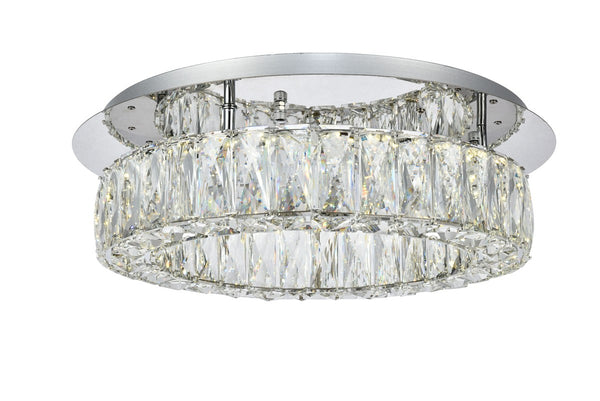 Monroe Flush Mount Ceiling Light by Elegant Lighting