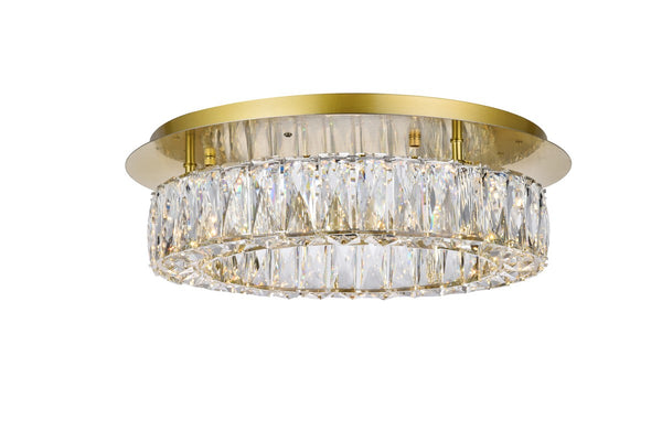 Monroe Flush Mount Ceiling Light by Elegant Lighting