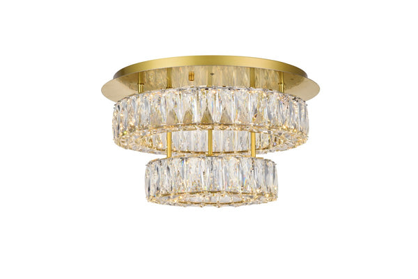 Monroe Flush Mount Ceiling Light by Elegant Lighting