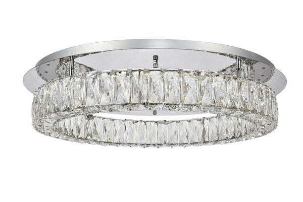 Monroe Flush Mount Ceiling Light by Elegant Lighting