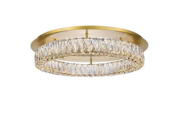 Monroe Flush Mount Ceiling Light by Elegant Lighting
