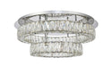 Monroe Flush Mount Ceiling Light by Elegant Lighting