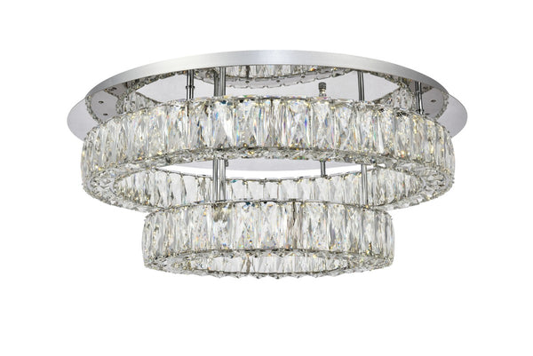 Monroe Flush Mount Ceiling Light by Elegant Lighting