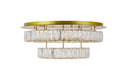 Monroe Flush Mount Ceiling Light by Elegant Lighting