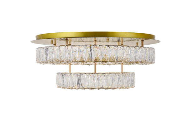 Monroe Flush Mount Ceiling Light by Elegant Lighting
