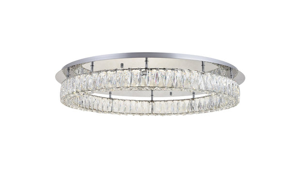 Monroe Flush Mount Ceiling Light by Elegant Lighting