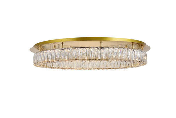 Monroe Flush Mount Ceiling Light by Elegant Lighting