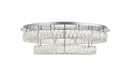 Monroe Flush Mount Ceiling Light by Elegant Lighting