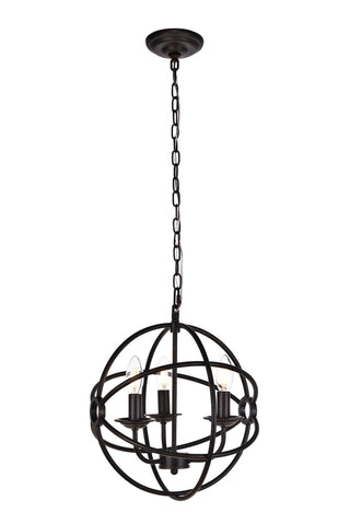 Buy dark-brown Octavia Pendant by Elegant Lighting
