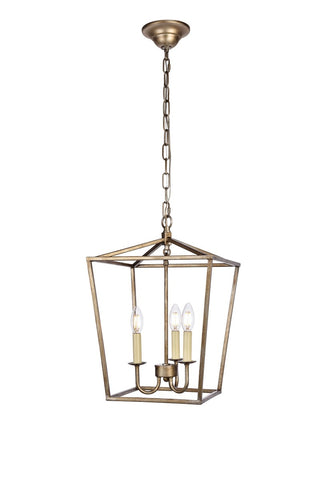 Buy vintage-silver Maddox Pendant by Elegant Lighting