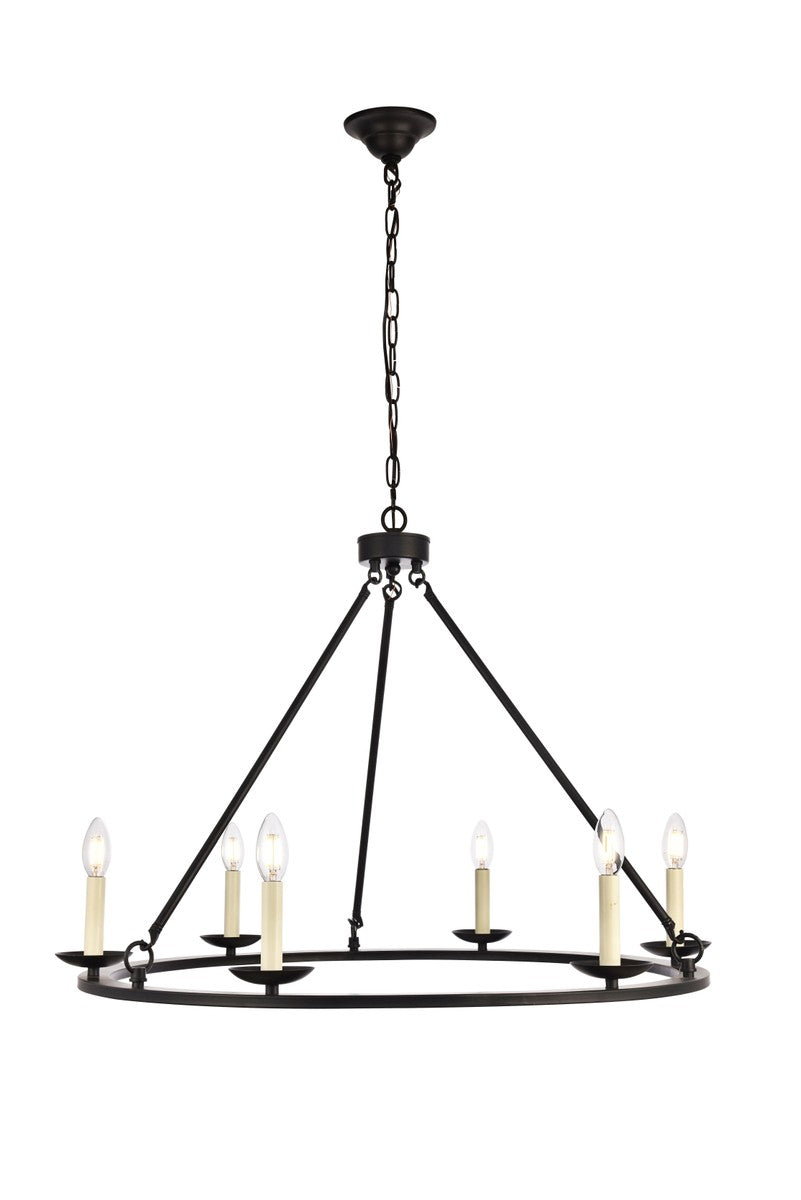 Elegant Lighting-LD6010D32BK image