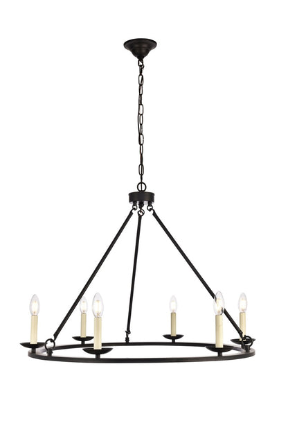 Elegant Lighting-LD6010D32BK image
