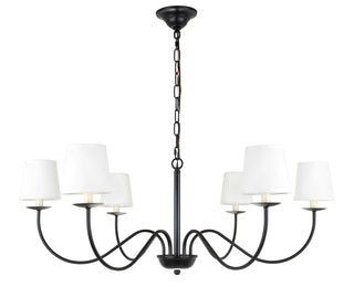 Buy black Eclipse Chandelier by Elegant Lighting