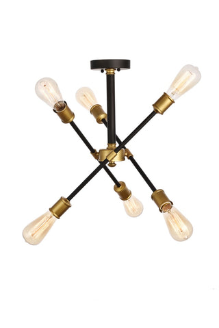 Buy black Axel Flush Mount Light by Elegant Lighting