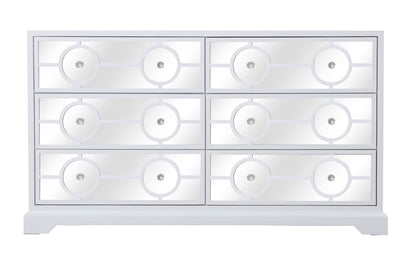 Modern Cabinet by Elegant Lighting – Size: 60.00"L x 20.00"W x 34.00"H – Finish: White – Elegant Lighting-MF81036WH