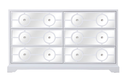 Modern Cabinet by Elegant Lighting – Size: 60.00"L x 20.00"W x 34.00"H – Finish: White – Elegant Lighting-MF81036WH