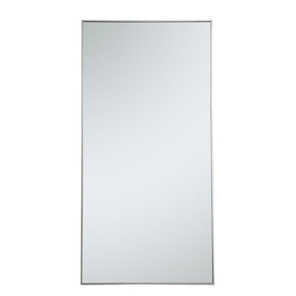 Monet Mirror by Elegant Lighting – Size: 36.00"L x 1.00"W x 72.00"H – Finish: Silver – Elegant Lighting-MR43672S