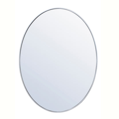 Decker Mirror by Elegant Lighting – Size: 40.00"L x 1.00"W x 30.00"H – Finish: Silver – Elegant Lighting-MR4630S