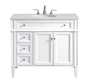 Buy white Park Avenue Vanity by Elegant Lighting