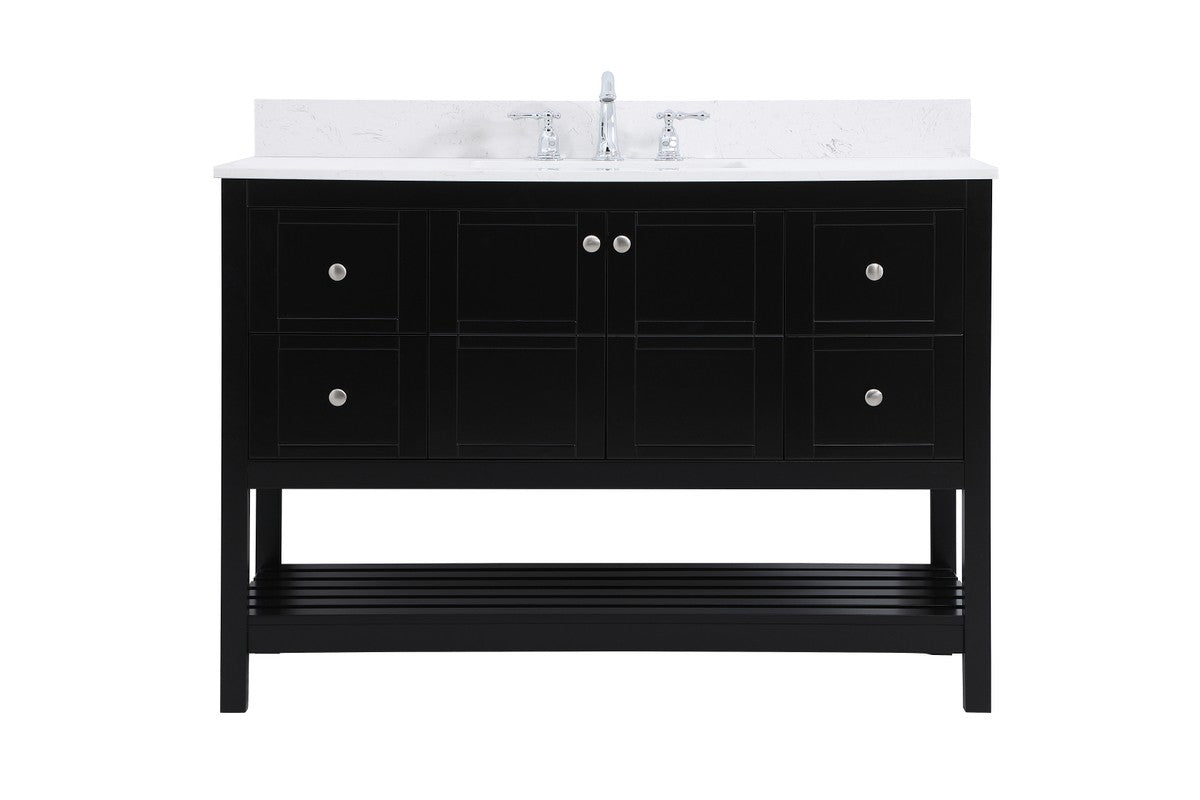 Elegant Lighting-VF16448BK-BS|MAIN
