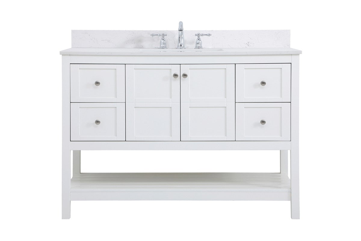 Elegant Lighting-VF16448WH-BS|MAIN