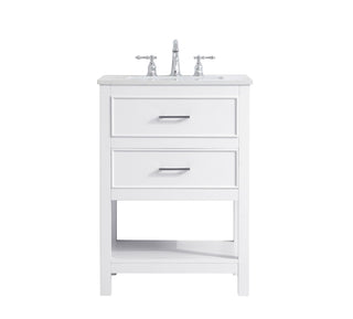 Buy white Sinclaire Vanity by Elegant Lighting