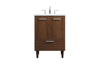 Buy walnut Baldwin Vanity by Elegant Lighting