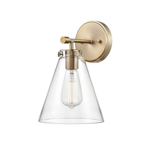 Buy modern-gold Aliza Outdoor (Damp) Sconce by Millennium