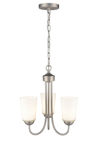 Buy satin-nickel Ivey Lake Chandelier by Millennium