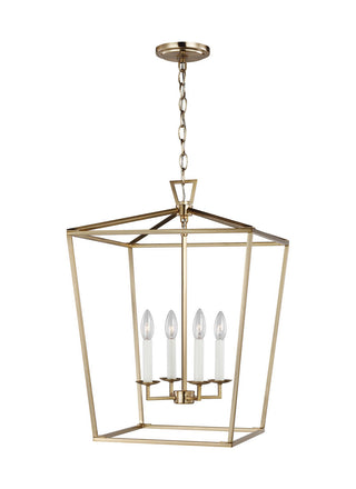 Buy satin-brass Dianna Outdoor (Damp) Lantern by Visual Comfort Studio