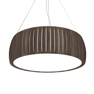 Buy american-walnut Barrel Pendant by Accord Lighting