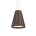 American Walnut and Woven/Natural Shade