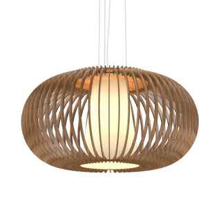 Buy american-walnut Stecche di Legno Outdoor (Damp) Pendant by Accord Lighting