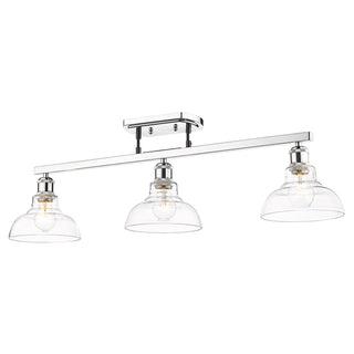 Buy chrome Carver Outdoor (Damp) Semi Flush Mount Light by Golden