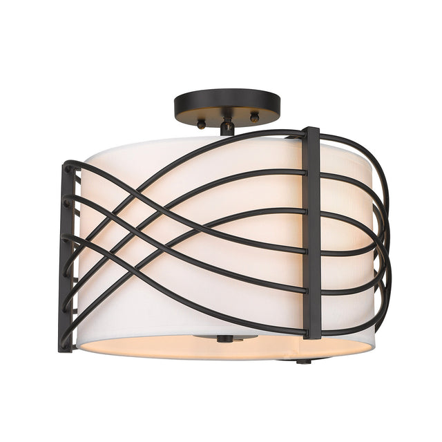 Zara Outdoor (Damp) Flush Mount Ceiling Light by Golden