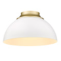 Zoey Outdoor (Damp) Flush Mount Ceiling Light by Golden