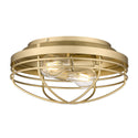 Seaport Outdoor (Damp) Flush Mount Light by Golden