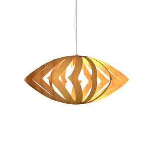 Buy teak Clean Outdoor (Damp) Pendant by Accord Lighting