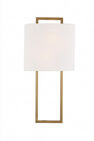 Buy vibrant-gold Fremont Outdoor (Damp) Sconce by Crystorama