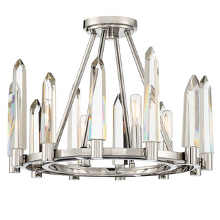 Watson Outdoor (Damp) Semi-Flush Mount Ceiling Light by Crystorama