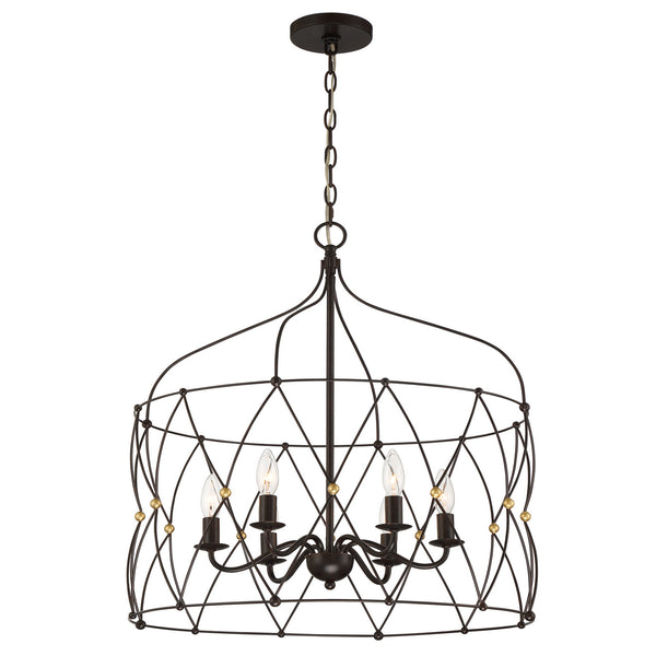Zucca Chandelier by Crystorama