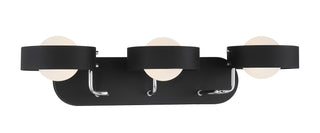 Buy sand-coal-and-polished-nickel-with-etched-glass-glass-and-white-shade Lift Off Vanity by George Kovacs