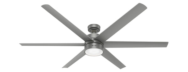 Solaria Outdoor (Damp) Ceiling Fan with Light by Hunter