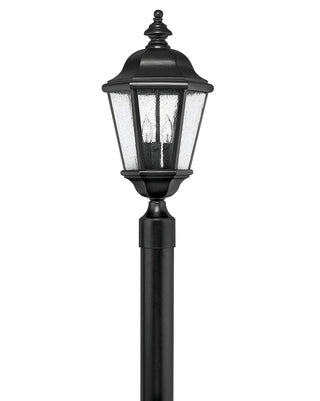 Buy black-with-clear-seedy-glass-and-clear-seedy-shade Edgewater Outdoor (Wet) Post Lantern by Hinkley