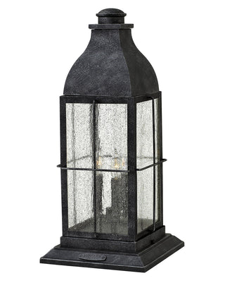 Buy greystone-with-clear-seedy-glass-and-clear-seedy-shade Bingham Outdoor (Wet) Post Lantern by Hinkley