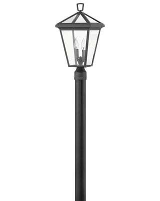 Buy museum-black-with-clear-glass-and-clear-shade Alford Place Outdoor (Wet) Post Lantern by Hinkley