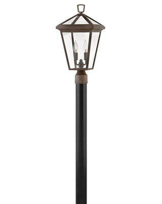 Buy oil-rubbed-bronze-with-clear-glass-and-clear-shade Alford Place Outdoor (Wet) Post Lantern by Hinkley