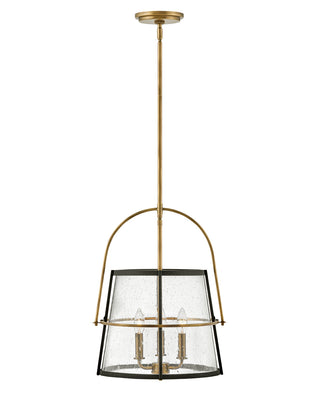 Buy heritage-brass-with-clear-seedy-glass-and-clear-seedy-shade Tournon Pendant by Hinkley